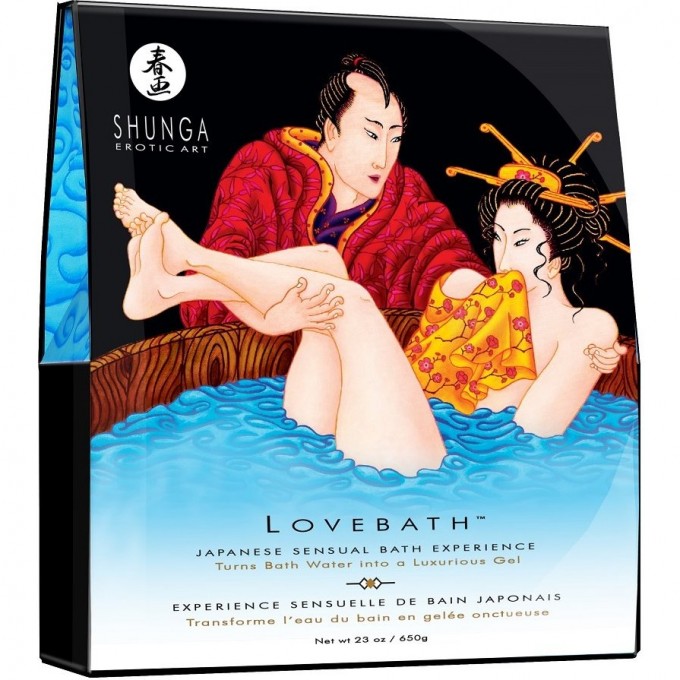 Порошок для принятия ванны SHUNGA LOVEBATH OCEAN TEMPTATIONS (ОКЕАНСКОЕ ИСКУШЕНИЕ) 6800 SG